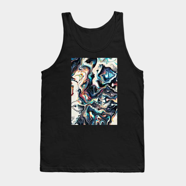 In Orbit Tank Top by TheGlitchedArts